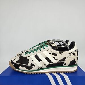 adidas SL 72 OG Cow Print JR1639 Black White Women's Shoes Size 7 New